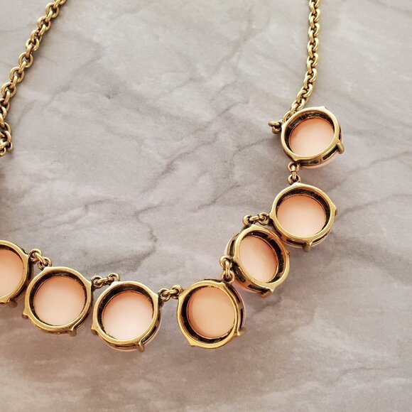 💕 J.Crew Light Blush Pink Enamal Dot Bubble Necklace 💕 - Picture 12 of 14